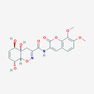 molecular formula C20H20N2O9 B1250681 Trichodermamide A 