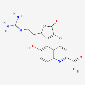 molecular formula C17H14N4O6 B1250684 Distomadine B 