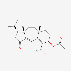 molecular formula C22H30O4 B1250689 Heptemerone G 