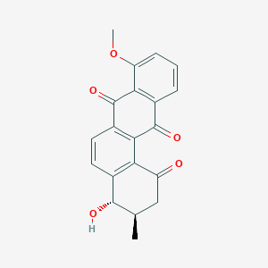 (3R,4S)-4-hydroxy-8-methoxy-3-methyl-3,4-dihydro-2H-benzo[a]anthracene-1,7,12-trione