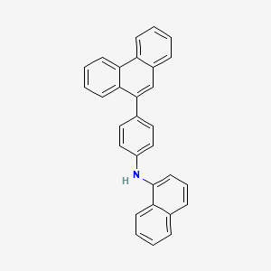 N-(4-(Phenanthren-9-yl)phenyl)naphthalen-1-amine