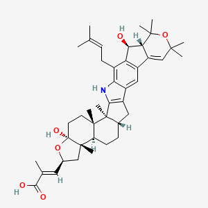 molecular formula C43H57NO6 B1250703 nodulisporic acid C1 