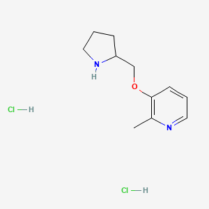 2-Methyl-3-(pyrrolidin-2-ylmethoxy)pyridine dihydrochloride