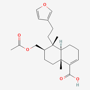 molecular formula C22H30O5 B1250705 Divinatorin C 