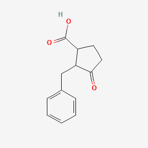 2-Benzyl-3-oxocyclopentane-1-carboxylic acid