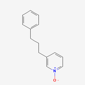 molecular formula C14H15NO B12507115 3-(3-Phenylpropyl)pyridine 1-oxide 