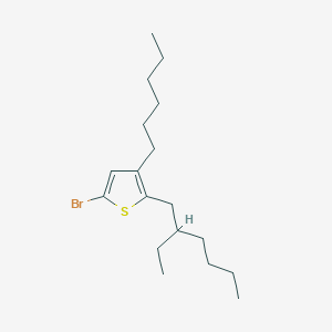 molecular formula C18H31BrS B12507125 5-Bromo-2-(2-ethylhexyl)-3-hexylthiophene 