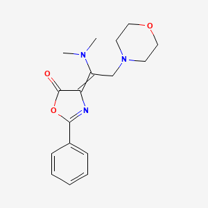 4-[1-(Dimethylamino)-2-morpholin-4-ylethylidene]-2-phenyl-1,3-oxazol-5-one