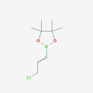 (E)-2-(3-chloroprop-1-en-1-yl)-4,4,5,5-tetramethyl-1,3,2-dioxaborolane