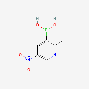 (2-Methyl-5-nitropyridin-3-yl)boronic acid