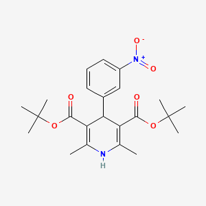 molecular formula C23H30N2O6 B1250719 Dibudipine 