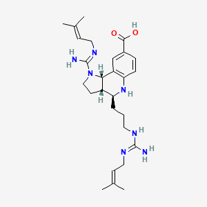 molecular formula C27H41N7O2 B1250720 Martinellic acid 