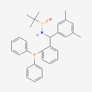 N-[(3,5-dimethylphenyl)[2-(diphenylphosphanyl)phenyl]methyl]-2-methylpropane-2-sulfinamide