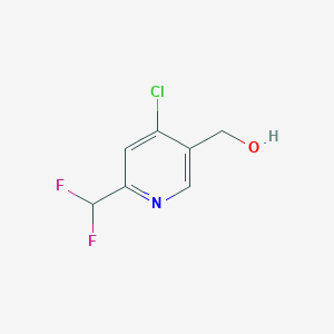 (4-Chloro-6-(difluoromethyl)pyridin-3-yl)methanol