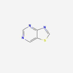molecular formula C5H3N3S B1250722 Thiazolo[4,5-d]pyrimidine CAS No. 273-99-4
