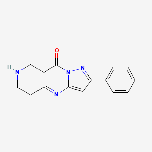 5-Phenyl-2,6,7,11-tetrazatricyclo[7.4.0.03,7]trideca-1,3,5-trien-8-one