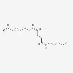 molecular formula C18H32O B1250725 4-Methyl-7,11-heptadecadienal 