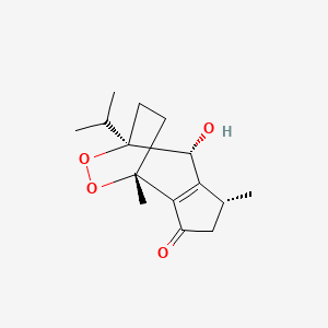 molecular formula C15H22O4 B1250729 Nardoperoxide 