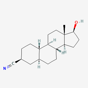 molecular formula C19H29NO B1250730 17beta-Hydroxy-5alpha-estrane-3beta-carbonitrile 