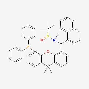 N-{[5-(diphenylphosphanyl)-9,9-dimethylxanthen-4-yl](naphthalen-1-yl)methyl}-N,2-dimethylpropane-2-sulfinamide