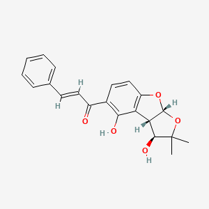 molecular formula C21H20O5 B1250737 (+)-Tephrosone 