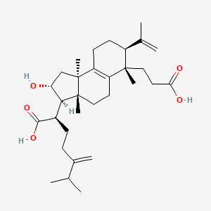 molecular formula C31H48O5 B1250747 poricoic acid H 
