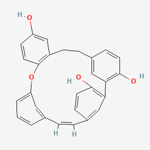 molecular formula C28H22O4 B1250755 Isoplagiochin A 