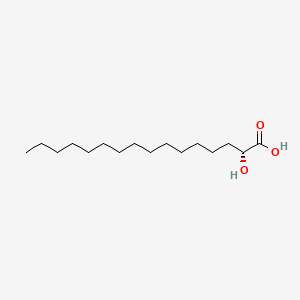 molecular formula C16H32O3 B1250756 (R)-2-hydroxypalmitic acid CAS No. 16452-51-0