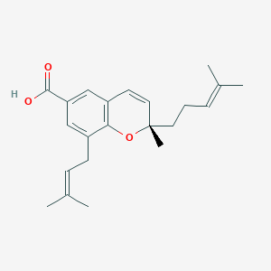 molecular formula C22H28O3 B1250759 Gaudichaudianic Acid 