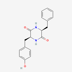 cyclo(L-tyrosyl-L-phenylalanyl)