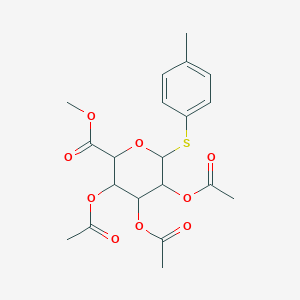 Methyl 3,4,5-tris(acetyloxy)-6-[(4-methylphenyl)sulfanyl]oxane-2-carboxylate