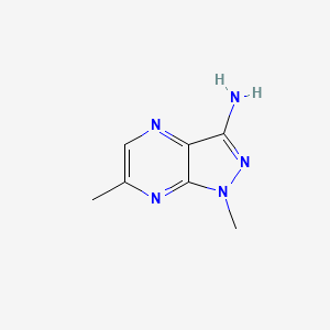 1,6-dimethyl-1H-pyrazolo[3,4-b]pyrazin-3-amine