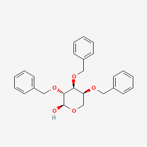 (2R,3R,4S,5S)-3,4,5-Tris(benzyloxy)tetrahydro-2H-pyran-2-ol