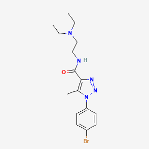 1-(4-bromophenyl)-N-[2-(diethylamino)ethyl]-5-methyl-1H-1,2,3-triazole-4-carboxamide