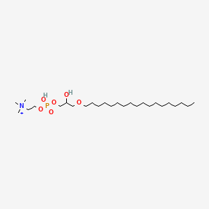 2-[Hydroxy-(2-hydroxy-3-octadecoxypropoxy)phosphoryl]oxyethyl-trimethylazanium