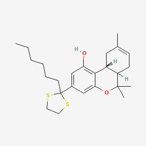 molecular formula C25H36O2S2 B1250790 Unii-U90K6D923K CAS No. 179044-94-1