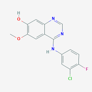 4-((3-Chloro-4-fluorophenyl)amino)-6-methoxyquinazolin-7-ol