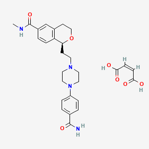 molecular formula C28H34N4O7 B1250794 PNU-142633 maleate CAS No. 249765-69-3