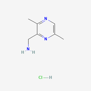 (3,6-Dimethylpyrazin-2-yl)methanamine hydrochloride