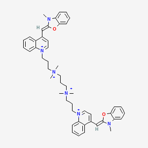 molecular formula C49H58N6O2+4 B1250800 YOYO-1 四阳离子 