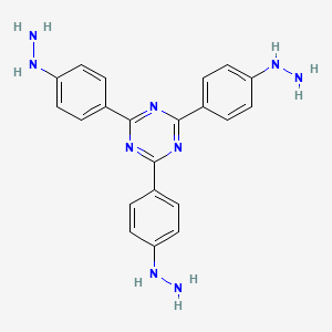 2,4,6-Tris(4-hydrazinylphenyl)-1,3,5-triazine