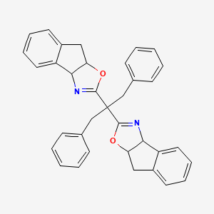 2-(2-{3aH,8H,8aH-indeno[1,2-d][1,3]oxazol-2-yl}-1,3-diphenylpropan-2-yl)-3aH,8H,8aH-indeno[1,2-d][1,3]oxazole