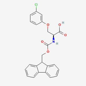 (2S)-3-(3-chlorophenoxy)-2-{[(9H-fluoren-9-ylmethoxy)carbonyl]amino}propanoic acid