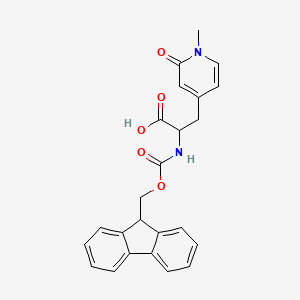 2-((((9H-Fluoren-9-yl)methoxy)carbonyl)amino)-3-(1-methyl-2-oxo-1,2-dihydropyridin-4-yl)propanoic acid