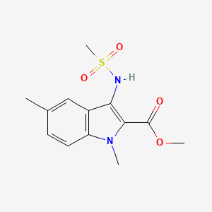 methyl 1,5-dimethyl-3-[(methylsulfonyl)amino]-1H-indole-2-carboxylate