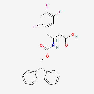 (S)-3-((((9H-Fluoren-9-yl)methoxy)carbonyl)amino)-4-(2,4,5-trifluorophenyl)butanoic acid