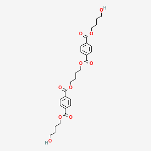 molecular formula C28H34O10 B12508116 O,O'-Butane-1,4-diyl bis(4-hydroxybutyl) diterephthalate 