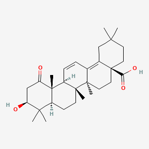 molecular formula C30H44O4 B1250812 杨梅酸 CAS No. 310897-68-8