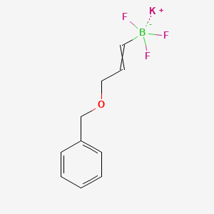 Potassium [3-(benzyloxy)prop-1-en-1-yl]trifluoroboranuide