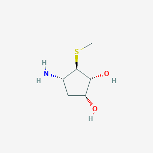 molecular formula C6H13NO2S B1250818 3-Deoxymannostatin A 
